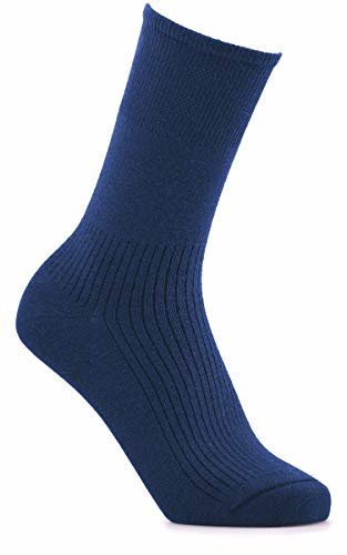 Cosyfeet Luxury Bamboo Seam‑free Socks - Blue - S
