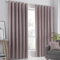 Fusion Strata Woven Eyelet Lined Curtains, Blush, 46 x 54 Inch, 100% Polyester, 46 Width x 54 Drop (117 x 137cm)