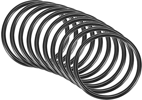 QUARKZMAN Nitrile Gomma O-Ring 46mm x 40mm x 3mm Guarnizioni di Tenuta Anelli Rubinetti Rotondo Guarnizione Rondella per Rubinetto Idraulica Riparazione Sigillatura Connessione, 10 Pezzi