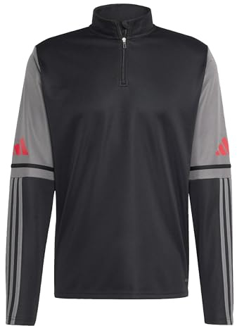 adidas Herren SQUADRA25 Training TOP Black/Team Grey Four/Pure Ruby, XXL