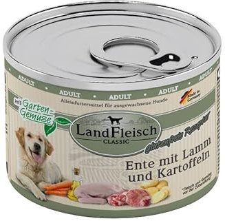 Landkött anka med lamm, potatis och trädgårdsgrönsaker | 6 x 195 g