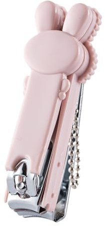 Hoement Cute Cartoon Nail Scissors for Kids Women Portable Travel Fingernail Clippers Sharp Precise Manicure Tool Compact Size