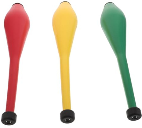 Didiseaon 3pcs Lightweight Juggling Sticks for Beginners Stage Juggling Club Props Use Acrobatic for Performance Circus Training and Party Games