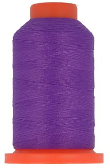 Bobine fil mousse polyester 1000m fabriqué en France pour surjeteuse Violet