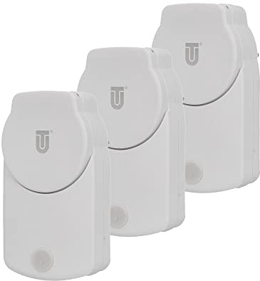 UNITEC WIFI Zwischenstecker Outdoor, WLAN Smart Steckdose, mit Timer und Zeitschaltuhr, Sprachsteuerung und APP, Für Outdoor Einsatz, IP45, 3 Stück