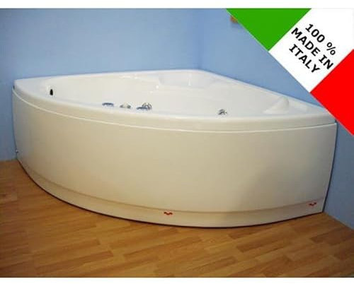 Vasca da bagno angolare con idromassaggio 140x140 cm