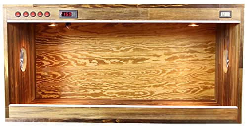 Reptil träterrarium Stor trämatningslåda för husdjur Habitattank för ödla Orm Hamster Pet House Reptilinkubator (brun 100x50x50cm)