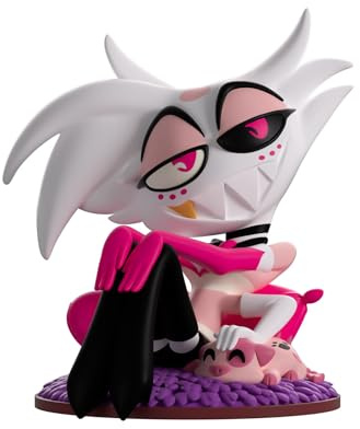 Youtooz Angel Dust 9,7 cm Vinyl Figure - Hazbin Hotel Collectible, Angel Dust Action Figure da Hazbin Hotel