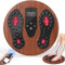 Medic Circulation Machine Blood Booster for Feet and Legs, Newly Infrared Light EMS Foot Massagers for Pain and Circulation Stimulator Electric Foot Massage Machine with 4 TENS Pads Muscle Pain Relief