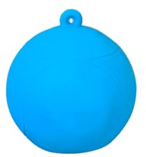 JF-Reitsport Balle de jeu gonflable pour chevaux et poneys Bleu Ø 21 cm