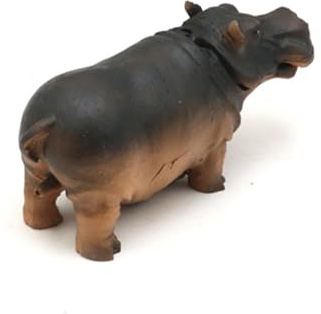 Thewasc Acquari Bolla Pietra Artigianato Artificiale Ippopotamo Decorazioni Acquari Forniture Mare Arte Decorazioni Arte Acquari Aeratore Statua Ippopotamo