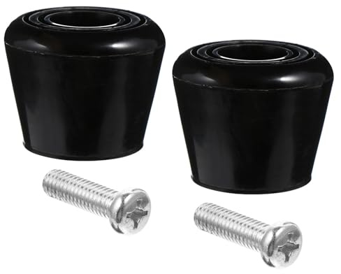 OKUMEYR Lot de 4 Blocs de Frein en PU Noir pour Patins à roulettes, Résistants à l'usure et Antidérapants, Amateurs de Roller Quad Couleur Aléatoire