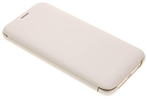 Samsung Wallet Cover - Funda con Tapa Galaxy J7 2017, Color Dorado