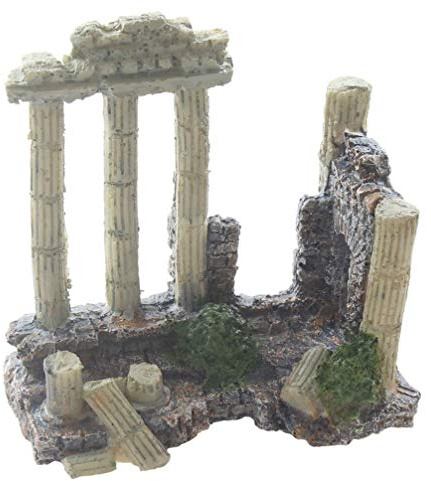 emours Aquarium Dekoration Aquarium Landschaft Ornament Vintage Ruinen Römische Säule
