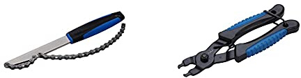 BBB Cycling, TurnTable Bike Sprocket Cassette Remover, Black Blued for bikes BTL-11 & LinkFix Bike Chain Link Hand Tool Pliers Breaker for Road, Race and Mountain Bikes, Repair Kit, Black