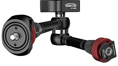 IFOOTAGE 9.5 Inches Magic Arm, Adjustable Spider Crab Magic Arm with Shoe Mount and 1/4'' Tripod Screw for LCD Monitor/LED Lights - LT4-5.5