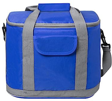 noTrash2003 Grosse Kühltasche Picknicktasche Lunchtasche Thermotasche Isoliertasche PEVA isothermischer Innenraum für Lebensmitteltransport (Blau)