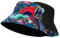 YTNKIV XXL Oversize Sonnenhut Big Heads Bucket Hat Verstellbarer Faltbarer Sonnenhut Plus23.6-24.8 (60-63cm), Schwarz , 7