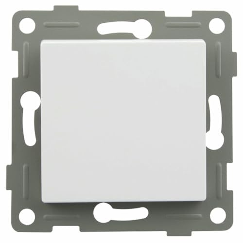 Conmutador empotrable de titanio, características técnicas avanzadas, ideal para conexiones eléctricas seguras y duraderas.