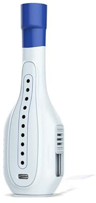 Allenatore polmonare per respirare, spirometro elettrico, respiratore polmonare originale, testa di soffiaggio sostituibile, indicatore di livello 10 digitale del volume polmonare