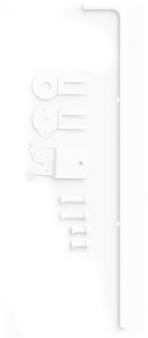 Nuvo Iron Double Gate Conversion Kit - White