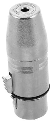 VICASKY Panneau De Brassage XLR Broches Femelle Adaptateur De Genre XLR Mâle vers Femelle Connecteur Audio pour Table De Mixage Et Enregistreur