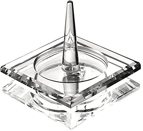 H&D HYALINE & DORA H&D Square Crystal Glass Ring Holder for Jewelry Clear_square1