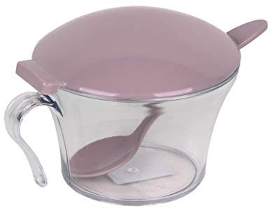 Cofan Azucarero con tapa | Modelo Albahaca | De Polipropileno y Poliestireno | Capacidad de 120 ml