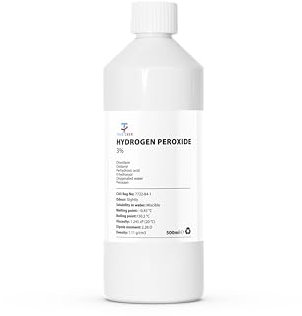 True Chem - Hydrogen Peroxide 3% Solution, 10 Vols, 500ml