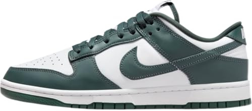 NIKE DV0833-111 Dunk Low Retro Men White/Vintage Green-White UK 5.5