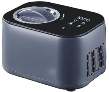 Sorbetière automatique de 1,2 l avec compresseur intégré, 4 modes (crème glacée, yaourt, gelato, sorbet) – Pas de pré-congélation nécessaire