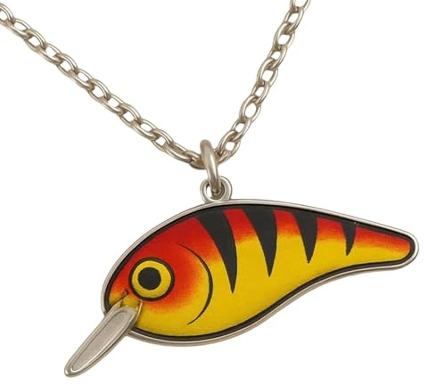 Generico Fiskbete Hänge | Halsband - Handgjord Amulett Bete Färgglada Smycken för Kvinnor Män Pojkar Flickor, riferimento alla descrizione, Akryl, Se beskrivningen
