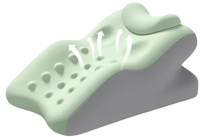 Fierudeng Cuñas de almohada para dormir | Almohada ergonómica para dormir con elevación, funda lavable, cojín cervical para adultos, lectura, tumbado, relajarse, sentarse, ardor de estómago, ronquidos