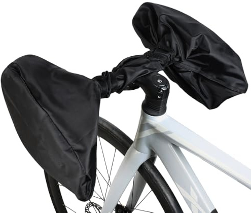 Housse de guidon pour vélo de route, housse de protection en nylon imperméable avec fermeture , housse de protection pour guidon Drop Bar et écrans de vélo électrique, accessoires de vélo