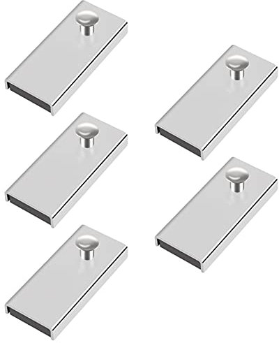 ALMOCN 5 Stück Magnetlineal, Magnet-Lineale, Saumhilfe, Kantenlineal magnetisch praktisch