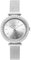 PAUL VALENTINE – Damenuhr Symphonia Silver rund 32mm – Stilvolle Uhr mit Zirkonia-Steinen, Mesh-Armband & Edelstahlgehäuse – Armbanduhr 5atm wasserfest – Womens Watch Frauen