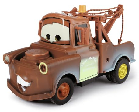 Jada Toys 203084039 - Disney Bilar Radiostyrd Bärgarn Turbo Racer - Turbofunktion, 2 kanaler, 2,4 GHz, Skala 1:24, 17 cm, Från 4 år