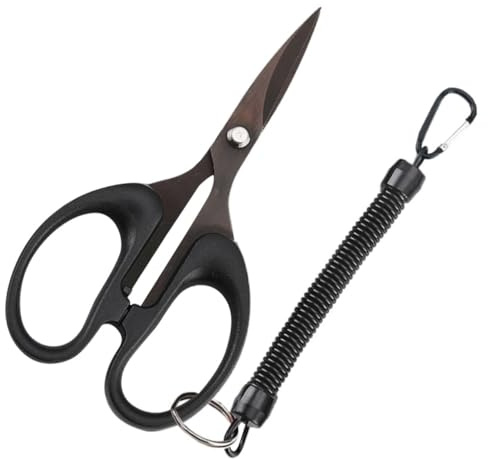 Tijeras de Pesca para Hilo Trenzado, 1 Pieza, Acero Inoxidable