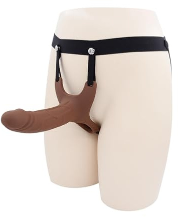HTdangT Funda Hueca Para Pene Alargadora Con Correa, Consolador Con Correa Para Pene, Masturbador Alargador Con Correa Ajustable, Juguete Sexual Para Hombres Y Mujeres