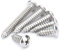 ANSIEDIO Tornillos Autoroscantes de Cabeza Redonda de Acero Inoxidable Tornillos para Madera Tornillos Phillips de Cabeza Redonda, M4×70mm,10 pcs