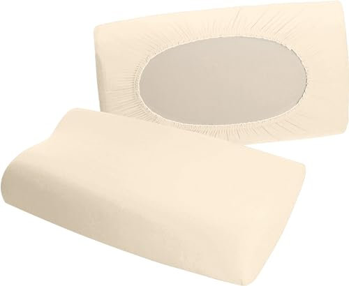 Erwin Müller Nackenstützkissenbezug Nürnberg Doppel-Jersey, Natur Größe 40x60 cm - sehr strapazierfest, temperaturausgleichend, mit Rundumgummizug