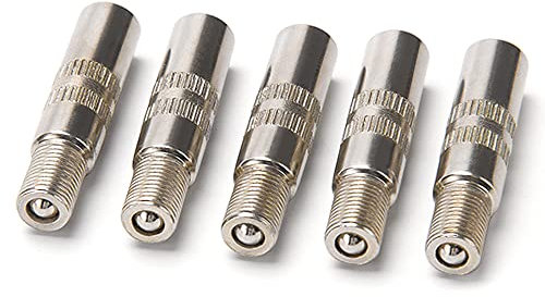 VooGenzek 5 Stück Messing Ventilverlängerung, Autoventil Ventilverlängerung Adapter, Autoventil Verlängerung, für Auto, LKW, Van, Caravan