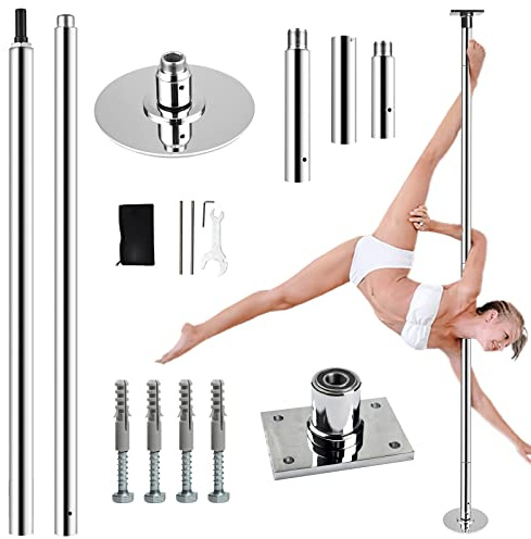 PRIOR FITNESS Dance Pole Silver Fixe