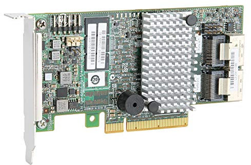 Akozon SAS-Controllerkarte, LSI 9267 8i 2208 6 GB S 512 MB PCI E 2.0 8 Port SATA Controller SAS 8 Port SATA SAS Ports Erweiterung RAID-Controller RAID0 1 10 Low Baffle 6 GB S PCI E