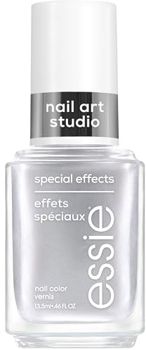 essie Nail Art Studio Special Effects Chrome Polish, Vegan, Silver Nail Polish, Cosmic Chrome, 0.46 Fl Oz