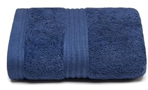 SockShop Lazy Panda Hand Towel -Super Soft & Fluffy Bamboo Material, Premium, Absorbant, Quick Drying, Plush, 700GSM, 1 Towel Per Pack, 50cm x 90cm Navy