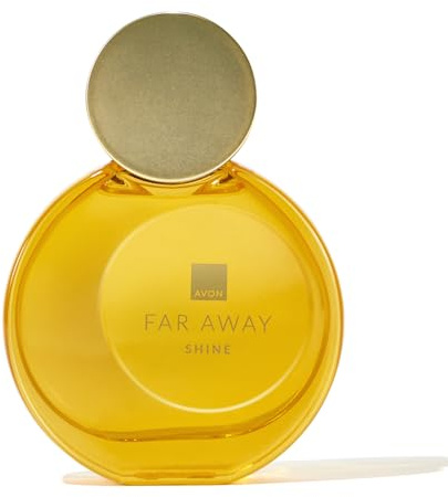 AVON Far Away Shine Eau de Parfum | Profumo Donna Lunga Durata | Fragranza Floreale Orientale con Pepe Rosa, Rosa di Ispahan e Vaniglia del Madagascar | 50ml