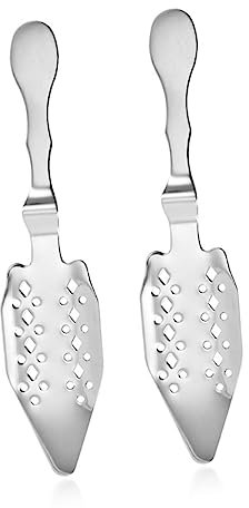 Cabilock Cuillère À Absinthe Élégante Avec Compte-gouttes Accessoire De Bar Acier Inoxydable Robuste Idéale Pour Les Liqueurs