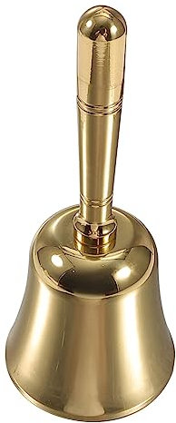 Tofficu Cloche à Main Laiton Sonnette Appel Pour Hôtel Restaurant Table Cloche De Service Portable Rétro