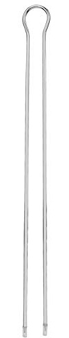 Kuuleyn Spiedini Kabob, Forchetta per Barbecue, Argento 6 Pezzi per Barbecue in Metallo Spiedi per Forchetta per Barbecue Spiedino per Barbecue Set per Picnic All'aperto Barbecue da Campeggio